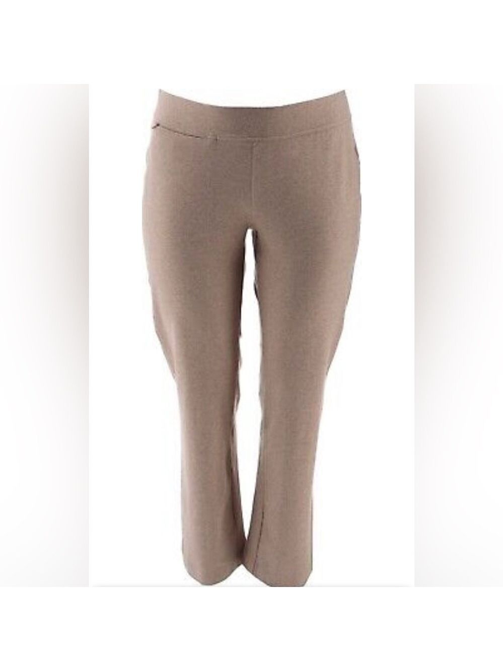 LANDS END starfish straight leg knit pull on pointe knit pants  neutral